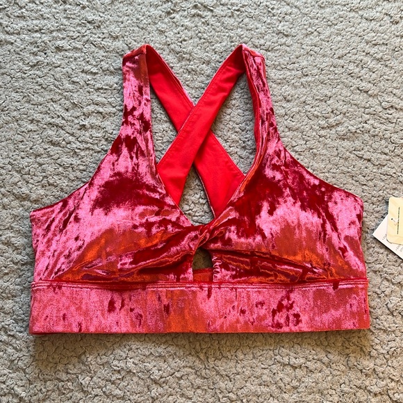 Fabletics Velour Sport Bra - Picture 4 of 8